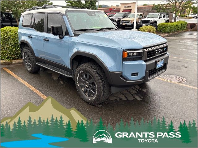 Heritage Blue/Gray Scape 2025 Toyota Land Cruiser SUV / Crossover Four-Wheel Drive 8-Speed Automatic