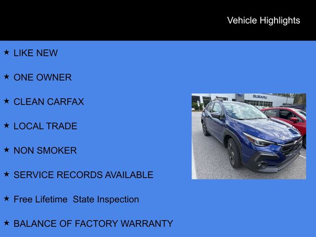 2024 Subaru Crosstrek Limited Blue at Bob Ruth Ford