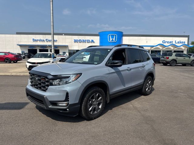 Sonic Gray Pearl 2024 Honda Passport SUV / Crossover All-Wheel Drive 9-Speed Automatic
