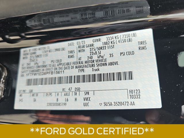 Used 2023 Black Ford Limited image 34