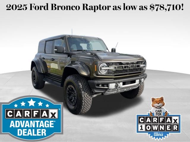 Green Metallic 2025 Ford Bronco Raptor 4WD SUV / Crossover Four-Wheel Drive Automatic