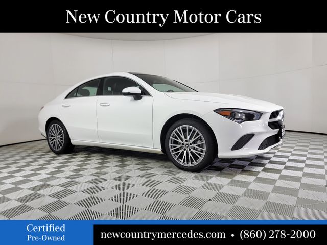 Polar White 2023 Mercedes-Benz CLA Coupe All-Wheel Drive 7-Speed Automatic