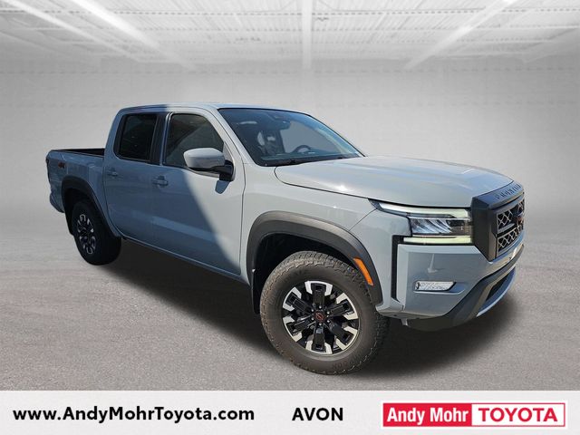 Boulder Gray 2024 Nissan Frontier Pickup Truck Four-Wheel Drive 9-Speed Automatic Overdrive
