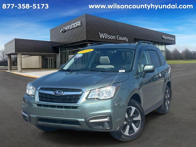 Jasmine Green Metallic 2018 Subaru Forester SUV / Crossover All-Wheel Drive Continuously Variable Transmission