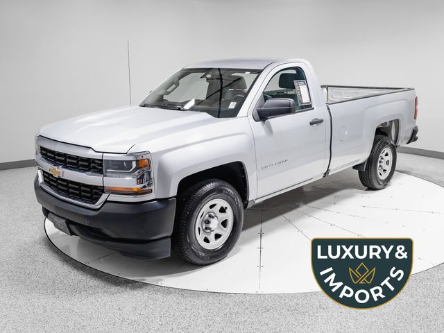Silver Ice Metallic 2016 Chevrolet Silverado 1500 LS RWD Pickup Truck 4X2 6-Speed Automatic Overdrive