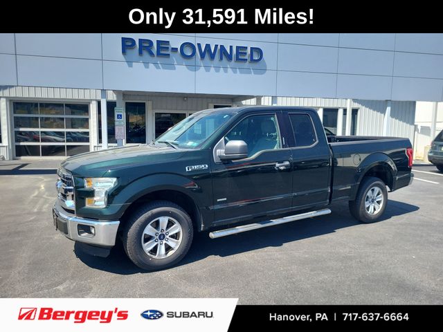 Green 2016 Ford F-150 XLT SuperCab Pickup Truck 4X2 6-Speed Automatic
