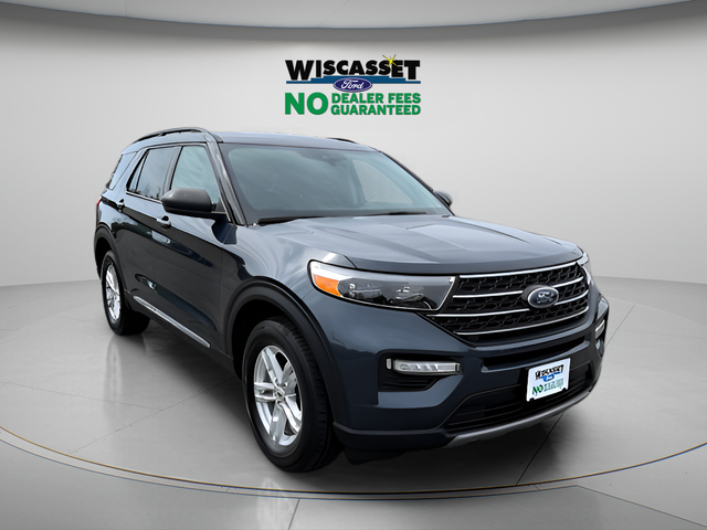 Blue Metallic 2023 Ford Explorer SUV / Crossover All-Wheel Drive Automatic