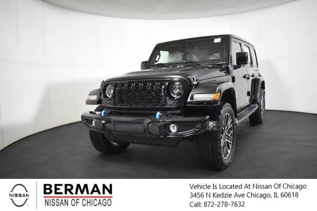 Black Clearcoat 2024 Jeep Wrangler 4xe High Altitude 4WD SUV / Crossover Four-Wheel Drive 8-Speed Automatic