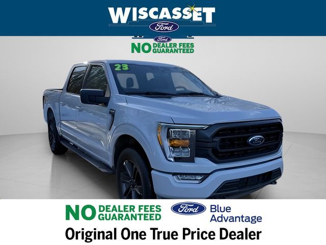 Avalanche Gray 2023 Ford F-150 XLT SuperCrew 4WD Pickup Truck Four-Wheel Drive Automatic