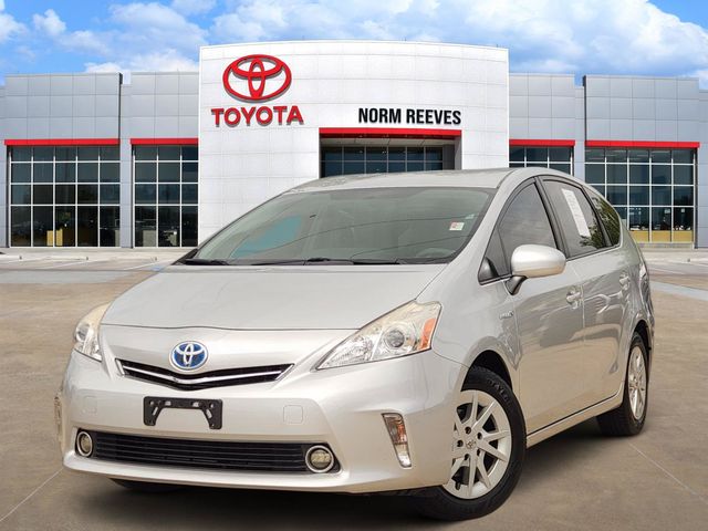 Classic Silver Metallic 2014 Toyota Prius v Wagon Front-Wheel Drive Continuously Variable Transmission