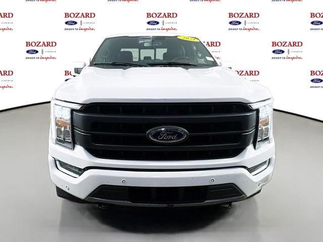 2021 Oxford White Ford F-150 Lariat 4X4 Truck