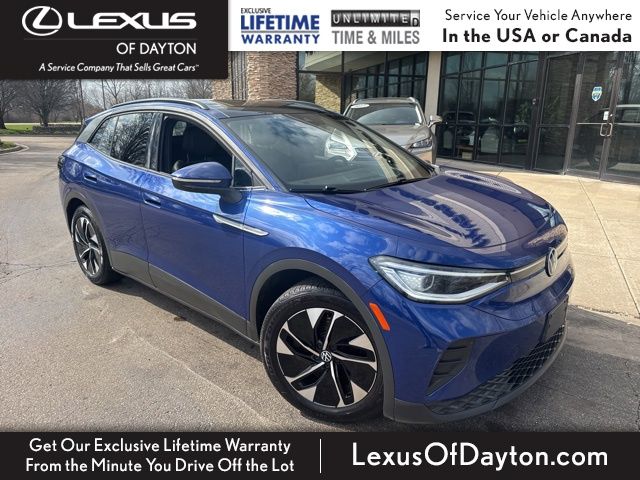 Blue Metallic 2021 Volkswagen ID.4 Pro S RWD SUV / Crossover Rear-Wheel Drive Automatic