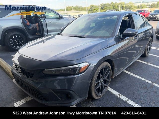 Smokey Mauve Pearl 2024 Honda Civic Hatchback Hatchback Front-Wheel Drive Continuously Variable Transmission