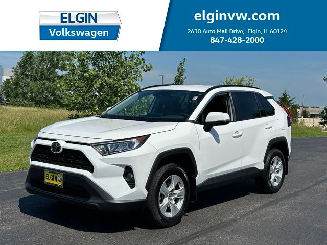 Super White 2020 Toyota RAV4 SUV / Crossover All-Wheel Drive 8-Speed Automatic