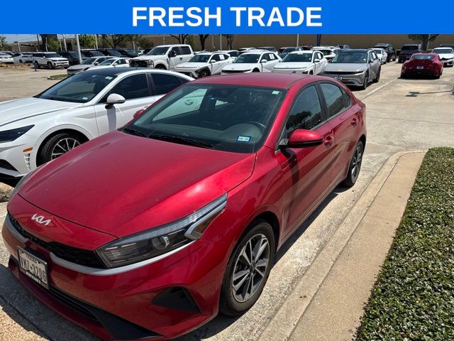 Currant Red 2024 Kia Forte Sedan Front-Wheel Drive Continuously Variable Transmission