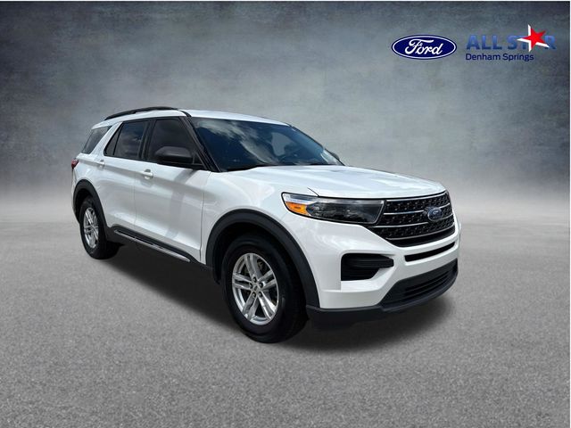 White Metallic 2020 Ford Explorer XLT RWD SUV / Crossover Rear-Wheel Drive Automatic