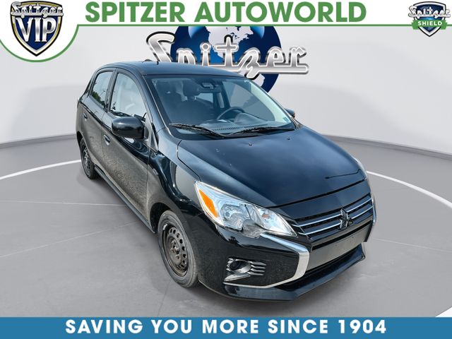 Mystic Black Metallic 2022 Mitsubishi Mirage Hatchback Front-Wheel Drive Continuously Variable Transmission
