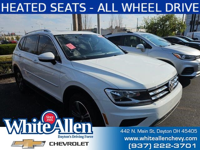 Pure White 2018 Volkswagen Tiguan SEL 4Motion SUV / Crossover All-Wheel Drive 8-Speed Automatic