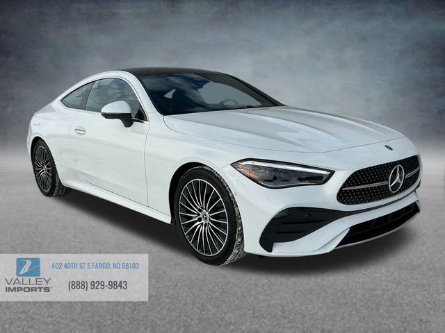 MANUFAKTUR Moonlight White Metallic 2026 Mercedes-Benz CLE Coupe All-Wheel Drive 9-Speed Automatic