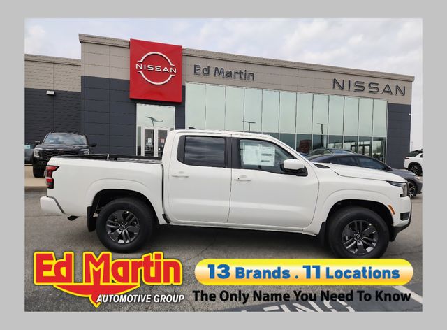 Glacier White 2026 Nissan Frontier Pickup Truck Four-Wheel Drive 9-Speed Automatic Overdrive