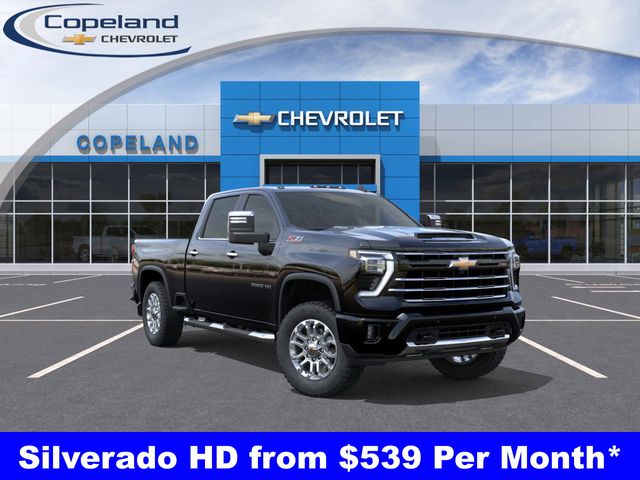 Black 2026 Chevrolet Silverado 2500HD LT Crew Cab 4WD Pickup Truck Four-Wheel Drive Automatic