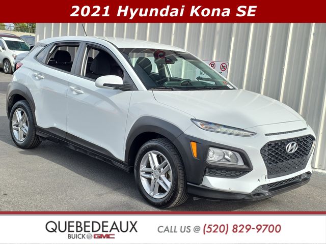White 2021 Hyundai Kona SE AWD SUV / Crossover All-Wheel Drive 6-Speed Automatic