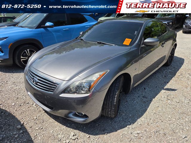 Gray (Graphite Shadow) 2014 INFINITI Q60 Coupe  7-Speed Automatic