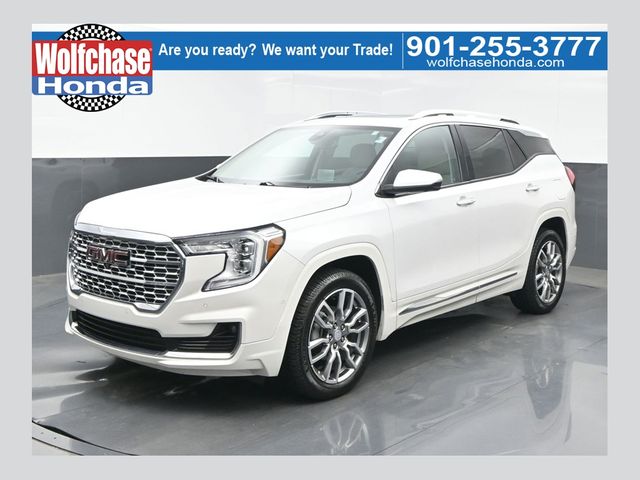 White Frost Tricoat 2022 GMC Terrain SUV / Crossover All-Wheel Drive 9-Speed Automatic