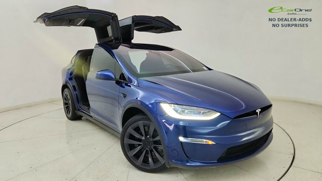 Blue 2023 Tesla Model X Plaid AWD SUV / Crossover All-Wheel Drive 1-Speed Automatic