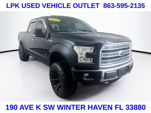 Shadow Black 2016 Ford F-150 Pickup Truck Four-Wheel Drive 6-Speed Automatic