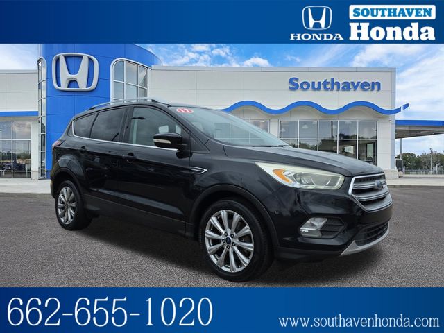 Shadow Black 2017 Ford Escape Titanium FWD SUV / Crossover Front-Wheel Drive 6-Speed Automatic