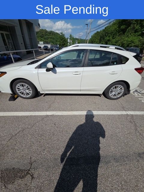 2018 Subaru Impreza 2.0i Premium White at Rafferty Subaru