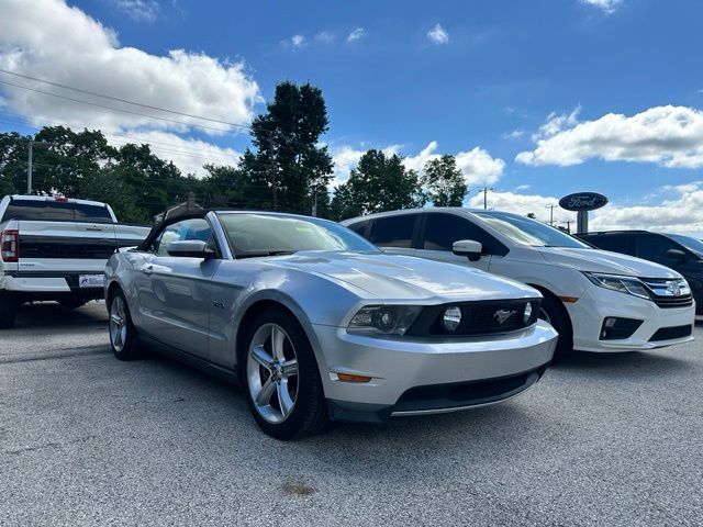 Ingot Silver 2012 Ford Mustang Convertible Rear-Wheel Drive 6-Speed Manual