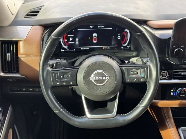 2024 Nissan Pathfinder Platinum White at Genesis of Spring