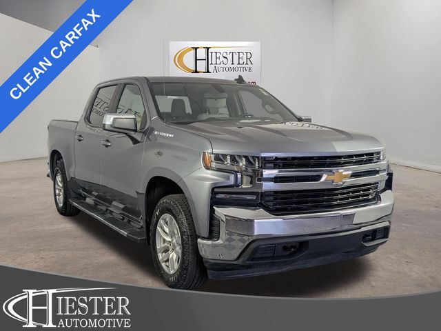 Gray (Satin Steel Metallic) 2021 Chevrolet Silverado 1500 Pickup Truck Four-Wheel Drive 8-Speed Automatic