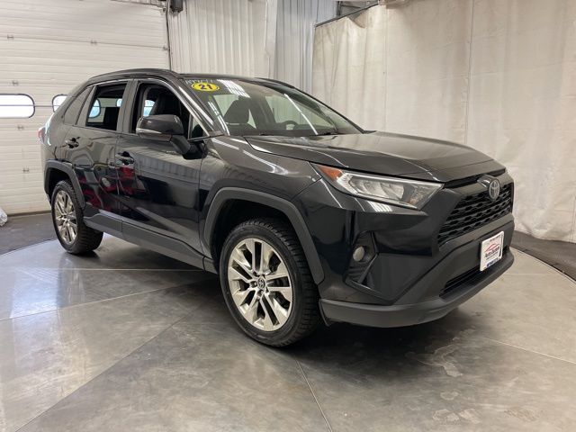 Midnight Black Metallic 2021 Toyota RAV4 SUV / Crossover All-Wheel Drive 8-Speed Automatic