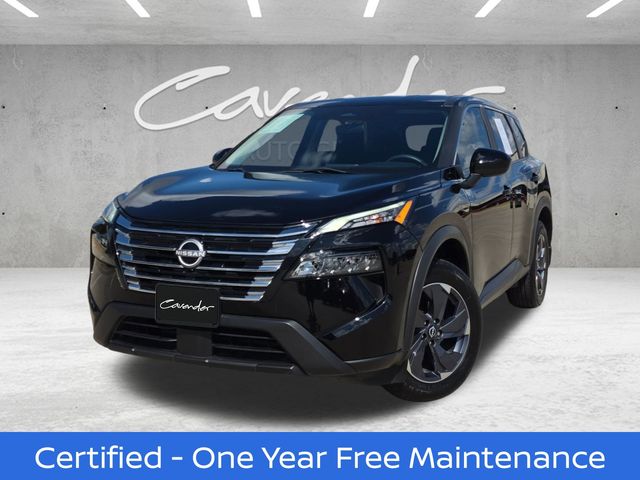 Super Black 2024 Nissan Rogue SUV / Crossover Front-Wheel Drive Continuously Variable Transmission