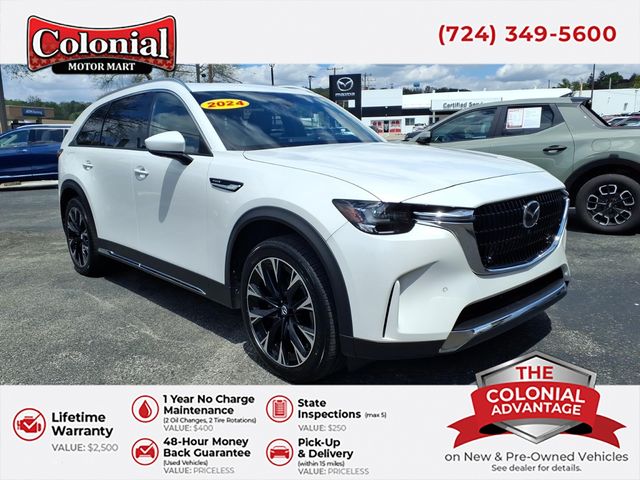 Rhodium White Premium 2024 Mazda CX-90 PHEV Premium Plus AWD SUV / Crossover All-Wheel Drive 8-Speed Automatic