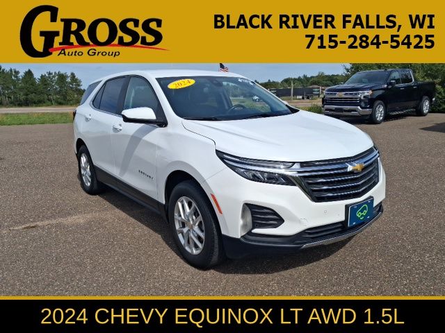 Summit White 2024 Chevrolet Equinox SUV / Crossover Four-Wheel Drive 6-Speed Automatic Overdrive