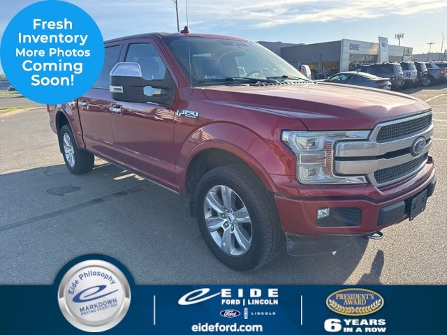2018 Ruby Red Ford F-150 Platinum 4X4 Truck