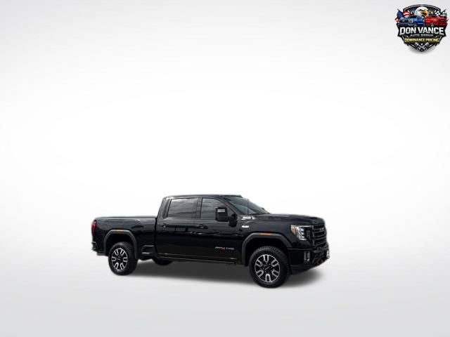 Onyx Black 2023 GMC Sierra 3500HD AT4 Crew Cab 4WD Pickup Truck Four-Wheel Drive Automatic