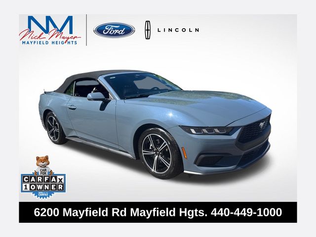 Vapor Blue 2025 Ford Mustang EcoBoost Premium Convertible RWD Convertible Rear-Wheel Drive Automatic