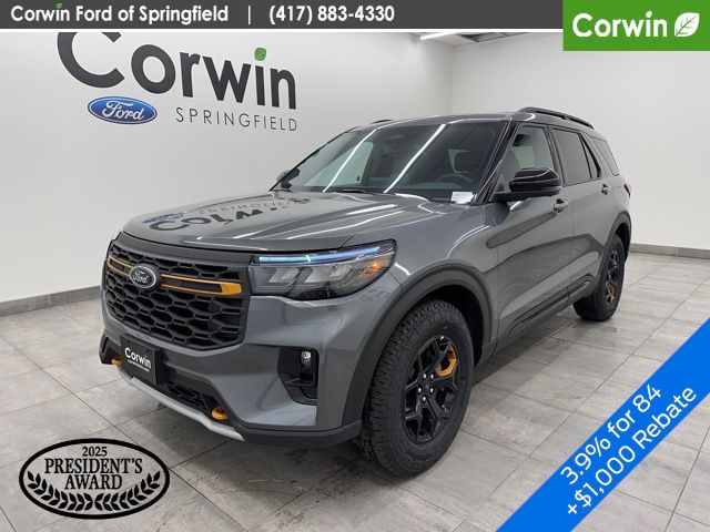 Carbonized Gray Metallic 2026 Ford Explorer SUV / Crossover All-Wheel Drive Automatic