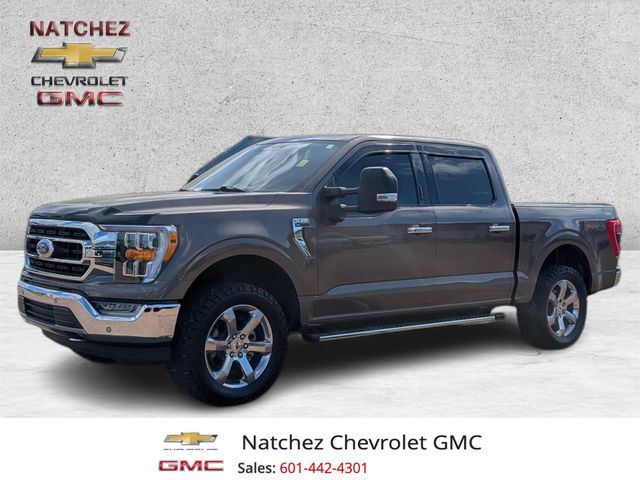 Stone Gray 2021 Ford F-150 XLT SuperCrew 4WD Pickup Truck Four-Wheel Drive Automatic