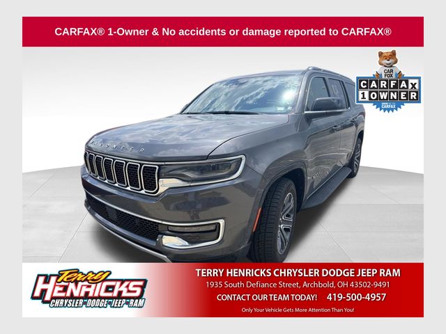 Baltic Gray Metallic Clearcoat 2024 Jeep Wagoneer L SUV / Crossover Four-Wheel Drive 8-Speed Automatic
