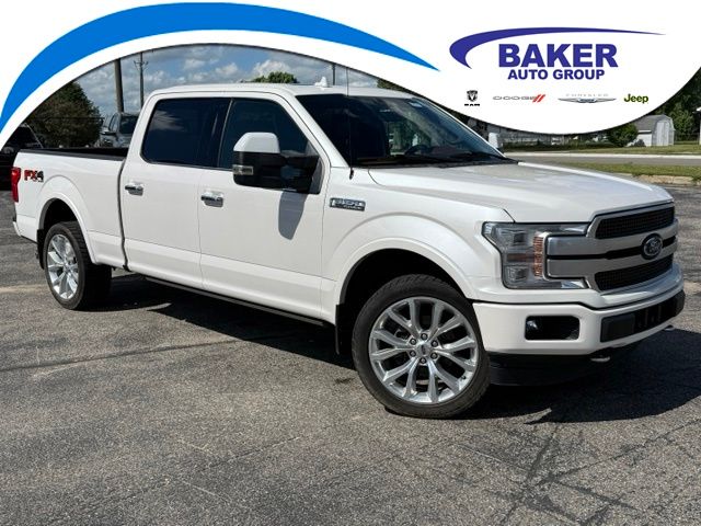 White 2019 Ford F-150 Pickup Truck Four-Wheel Drive Automatic
