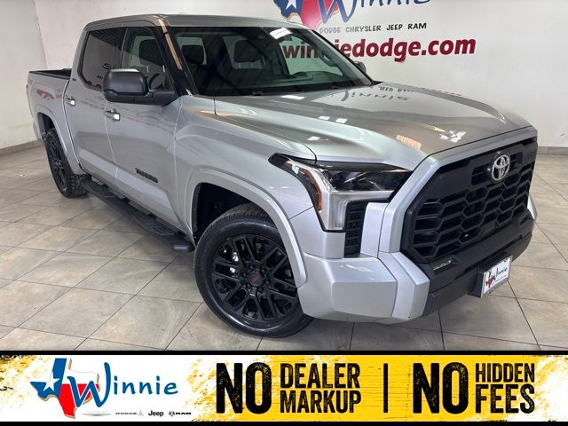 Silver 2022 Toyota Tundra Pickup Truck Four-Wheel Drive Automatic