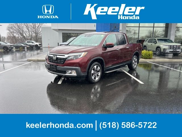 Red (Deep Scarlet Pearl) 2019 Honda Ridgeline RTL-E AWD Pickup Truck All-Wheel Drive 6-Speed Automatic