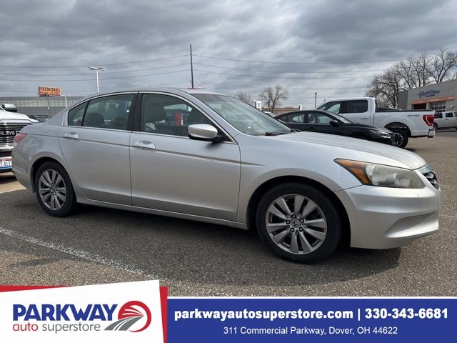 Alabaster Silver Metallic 2012 Honda Accord EX-L Sedan Front-Wheel Drive 5-Speed Automatic Overdrive