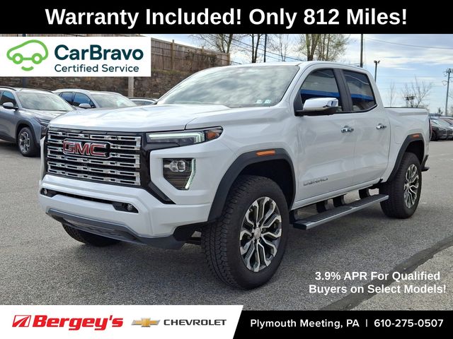 Summit White 2026 GMC Canyon Denali Crew Cab 4WD Pickup Truck Four-Wheel Drive 8-Speed Automatic